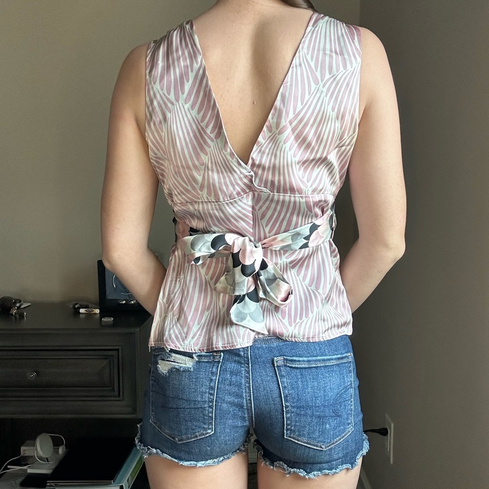 Alecia And Trixie Silk Blouse - image 3